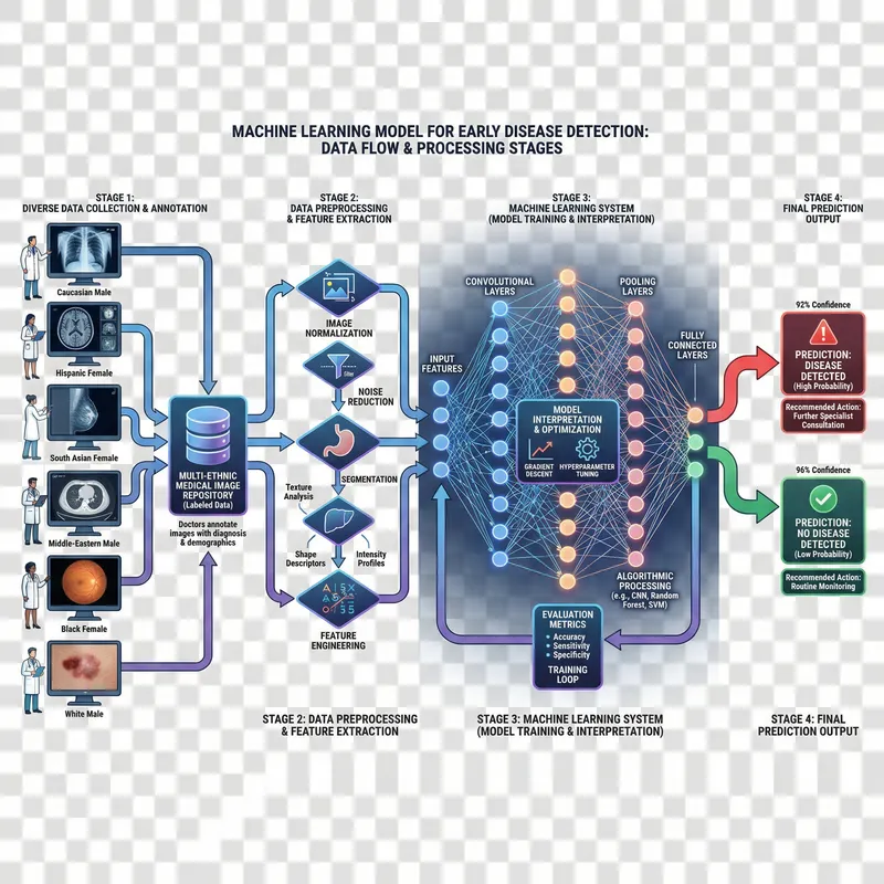 Create a Visual Guide for Disease Detection using Machine Learning