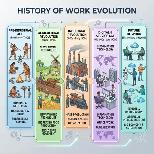 History of Work Evolution - From Past to Present