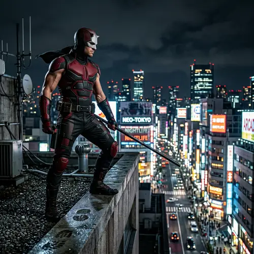 Daredevil: The Nighttime Hero on the Rooftops