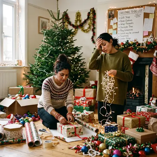 Christmas Holiday Season Preparations by South Asian and Middle-Eastern Women
