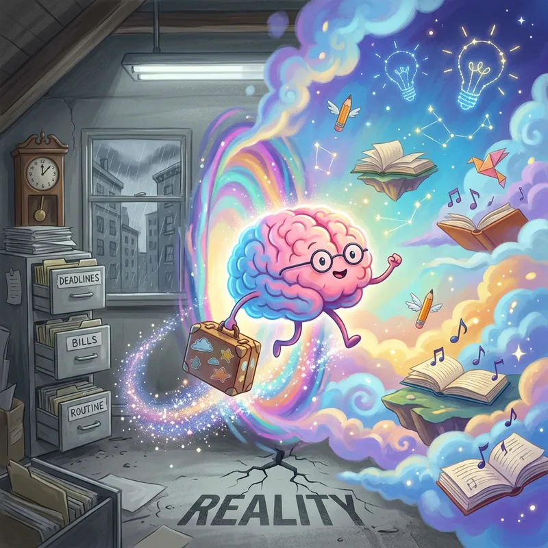 Brain Escaping Reality - A Journey of the Mind