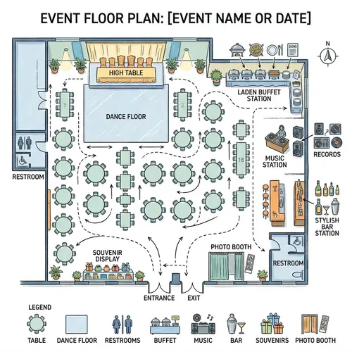 Elegant Event Floor Plan for Memorable Occasions