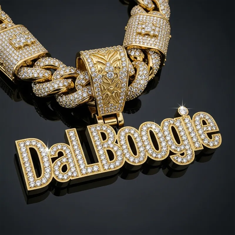 Bling Rapper Chain Pendant - DaLBoogie Style