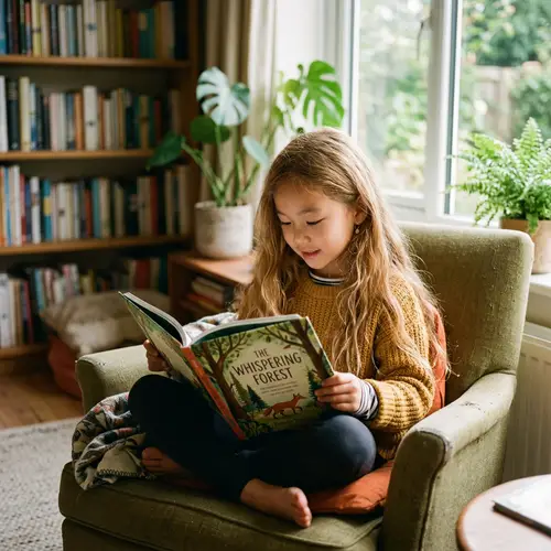 Young East Asian Girl Reading Book | Bookworm Lifestyle