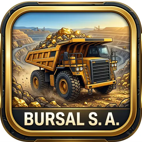 BURSAL S. A. Mining App Icon Design