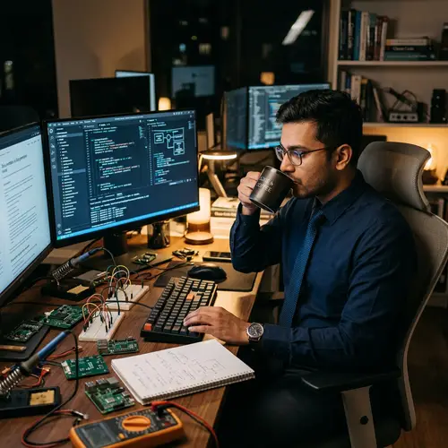 Computer Engineer Resolving Programming Issues | Coffee Break