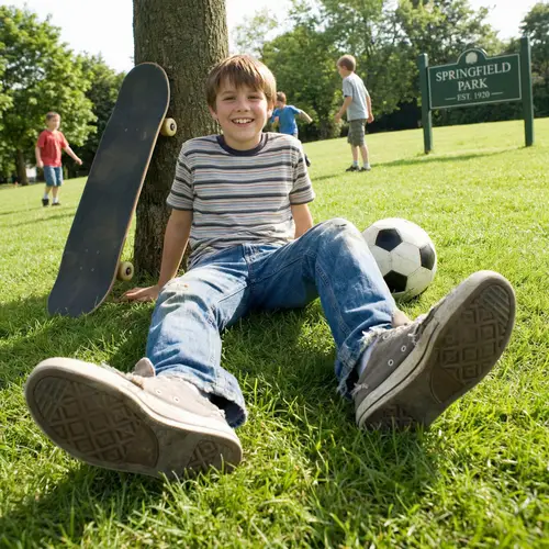 13-Year-Old Boy with Large Feet | Youth Footwear Image