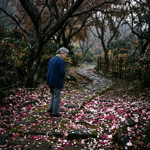 Emotion of Fallen Petals - Captivating Visuals