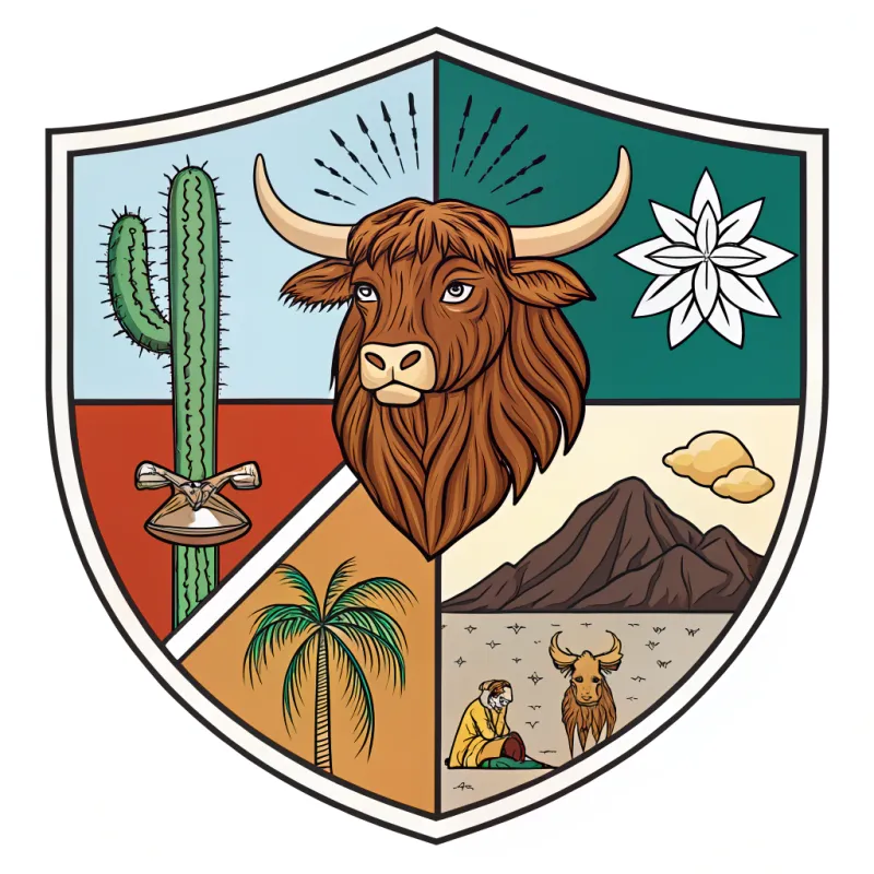 Unique Coat of Arms Featuring Iconic Symbols Unique Coat of Arms Featuring Iconic Symbols