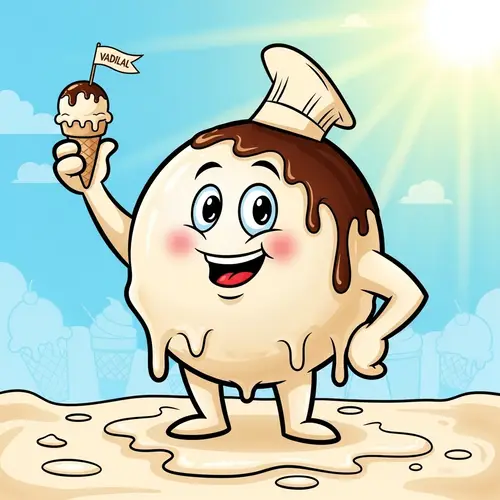 Vadilal Ice Cream Mascot Design