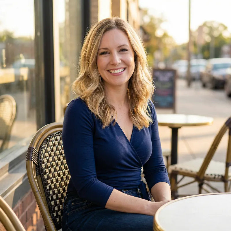 Attractive & Sexy Medium Busty Blonde Woman