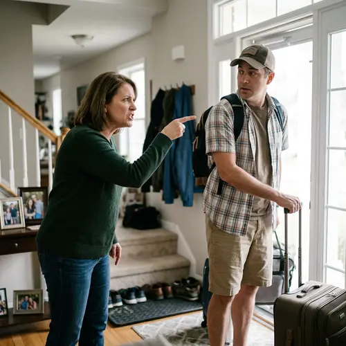Wife Confronts Husband About Vacation Plans