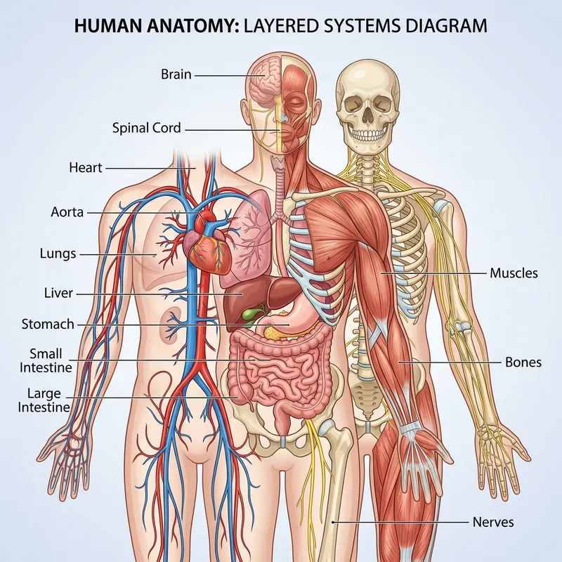 Detailed Human Body Anatomy Image for YouTube