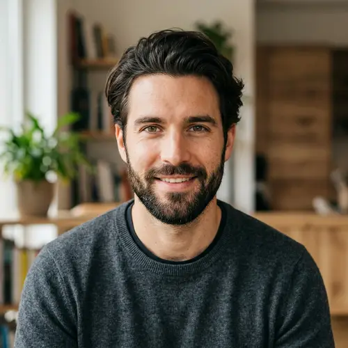 Attractive European Man Avatar - Realistic Photo
