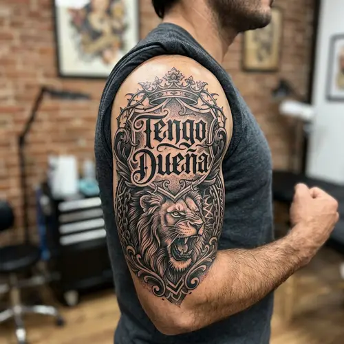 Tattoos for Men: 'Tengo Dueña' Design Ideas