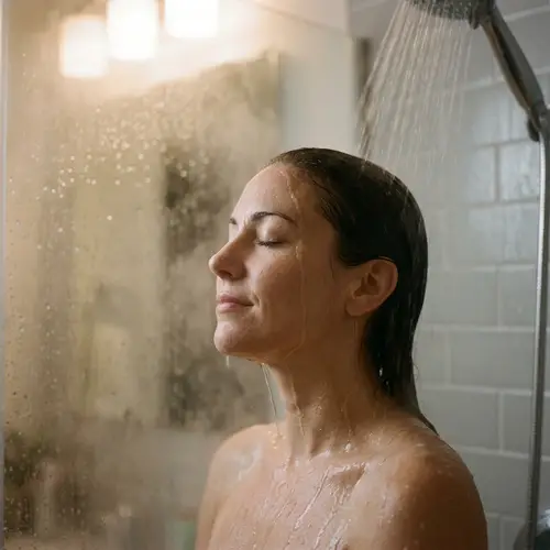 Soothing Hot Water Experience for Calm Relaxation