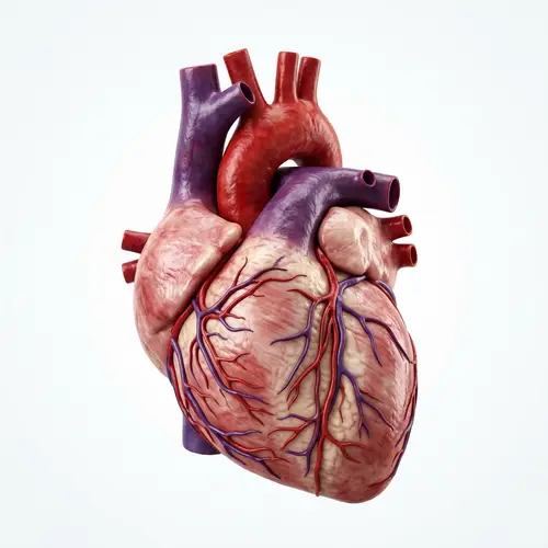 Vibrant Human Heart Illustration | Anatomically Accurate