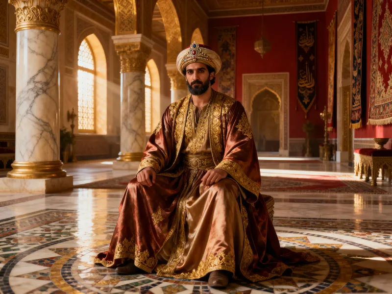 Umayyad Dynasty Regal Portrait