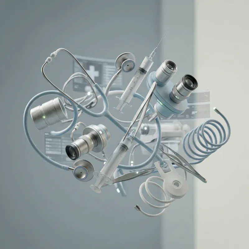 Imaginative Abstract Medical Equipment Display