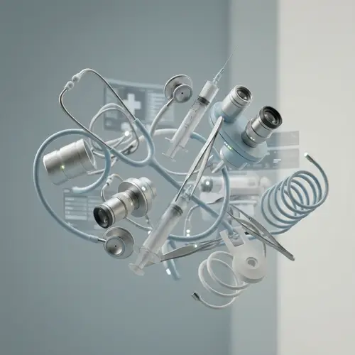 Abstract Medical Equipment Art | Innovative Visual Display