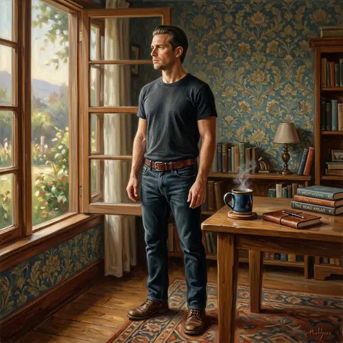 Max - Portrait of Determined Man in Casual Wear