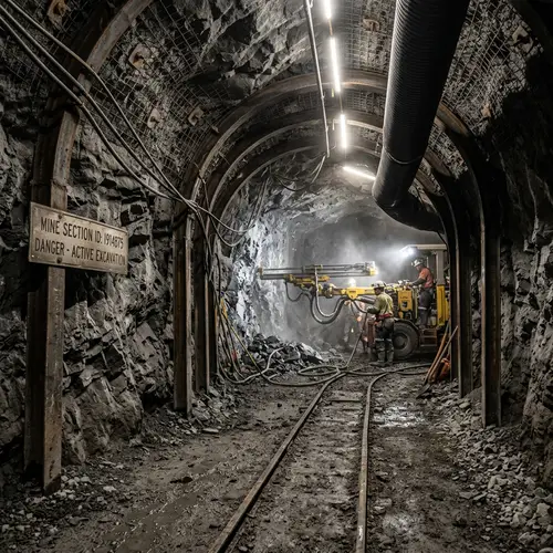 Partially Dug Mine Tunnel Exploration