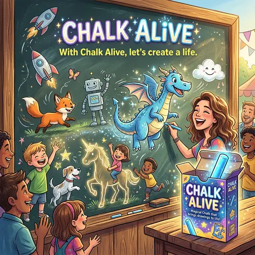 Chalk Alive | Magical Chalk for Creating Living Artworks