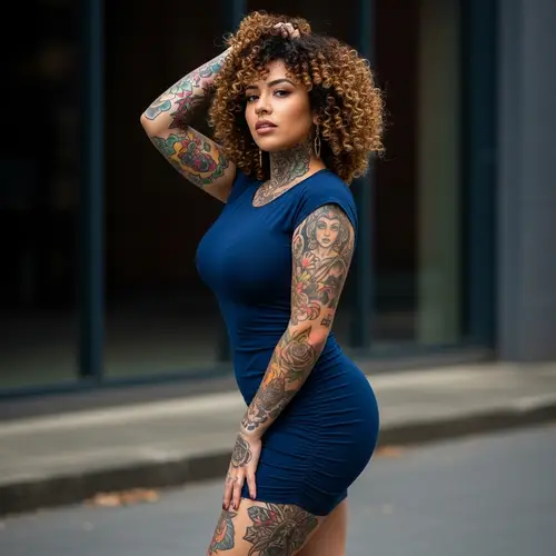 Latina Women with Tattoos: Unique Character Design