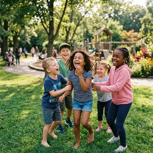 Joyful Moments: Children Laughing