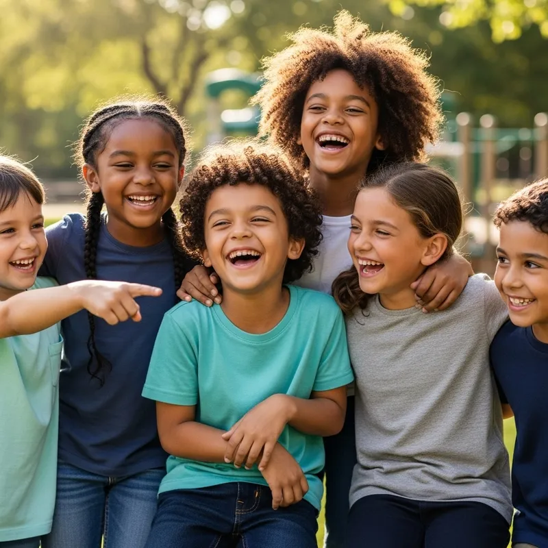 Joyful Moments: Children Laughing