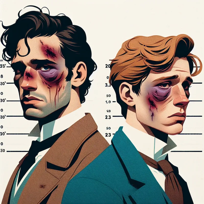 Basilio and Crispin: Size Difference & Bruised Faces