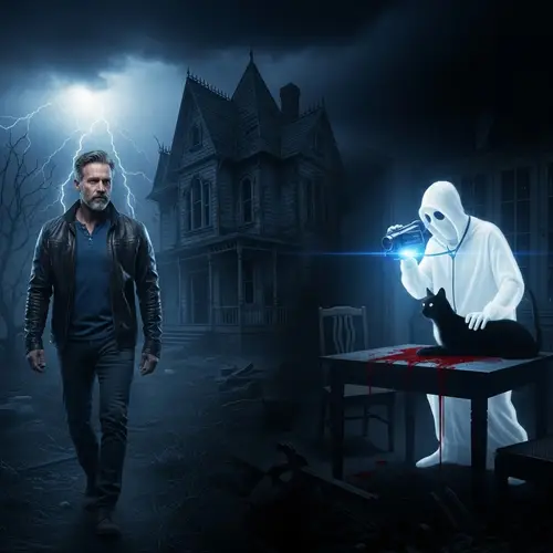 Explore the Haunted House: A Ghostly Encounter