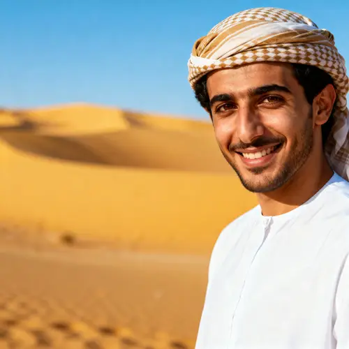 Traditional Saudi Attire: Thobe and Shemagh Style