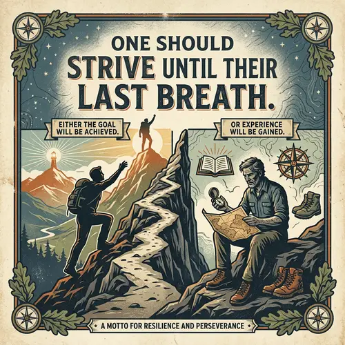 Strive Until Last Breath: Achieve Goal or Gain Experience