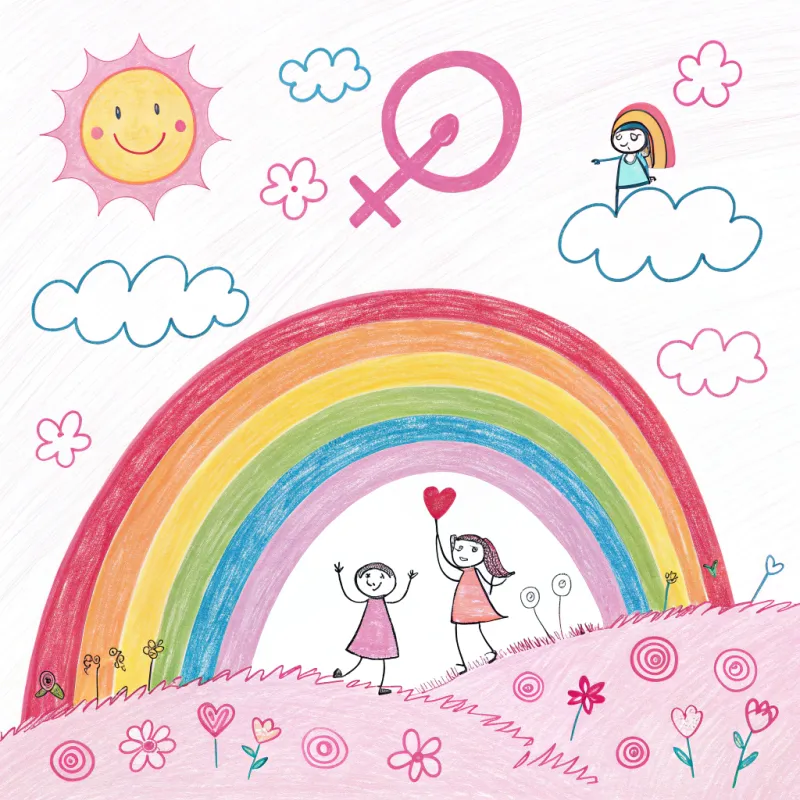 Celebrating Women's Day with Rainbow Colors Celebrating Women's Day with Rainbow Colors