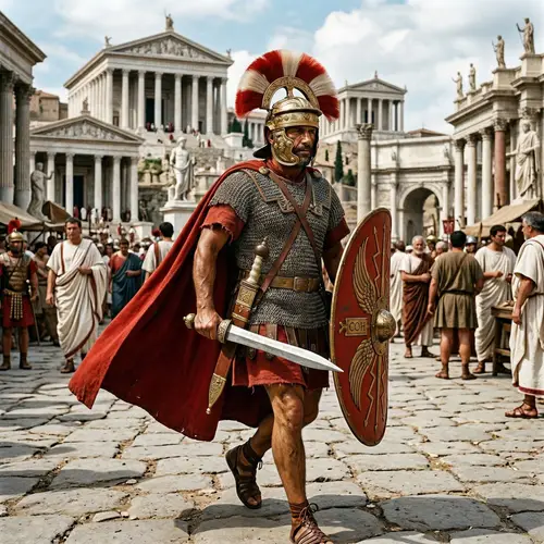Authentic Roman Praetorian Guard Illustration 125 BC