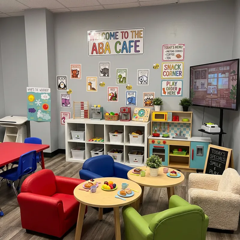 Create a Cafe Station for ABA Therapy Centers