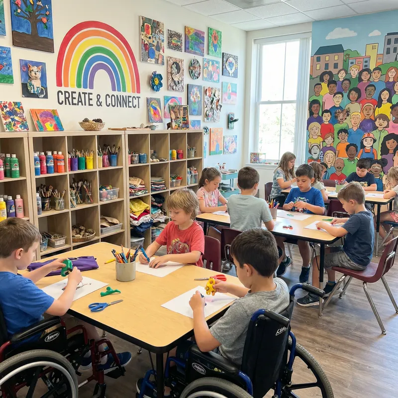 Creative ABA Therapy Arts Station for K-12 Students Creative ABA Therapy Arts Station for K-12 Students