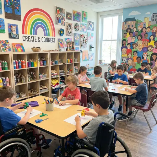 Creative ABA Therapy Arts Station for K-12 Students