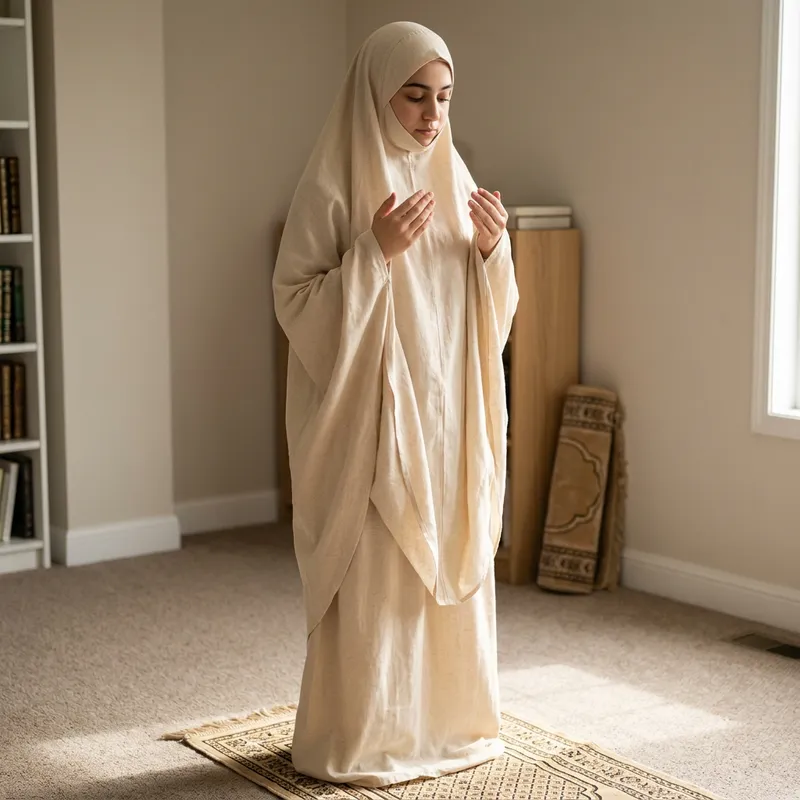 Pure Modest Prayer Hijab - Full Coverage One Piece