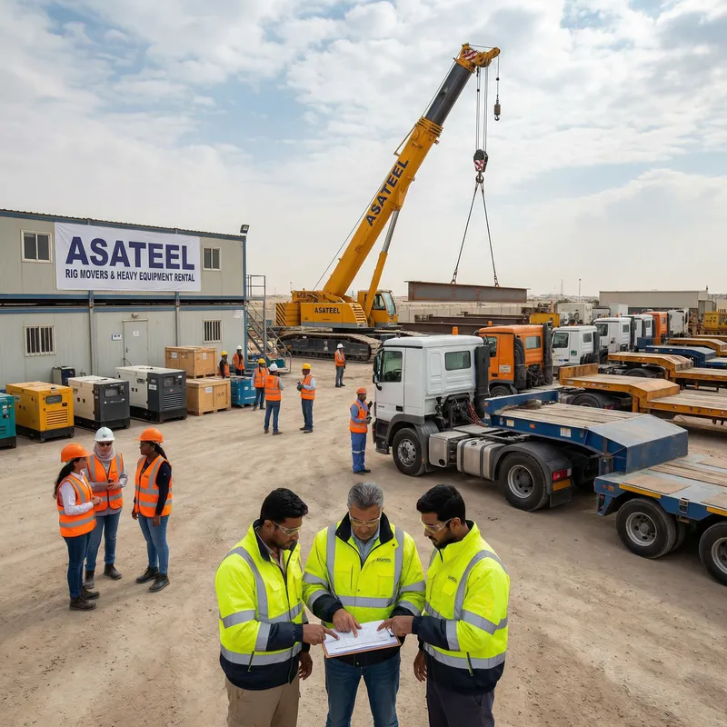 Asateel Rig Movers: Heavy Equipment, Crane, Trucks Rental & Haulage Asateel Rig Movers: Heavy Equipment, Crane, Trucks Rental & Haulage