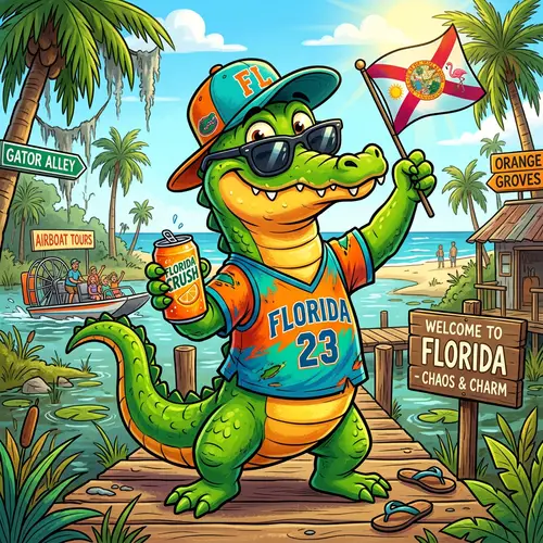 Meet Gator: Florida's Fun and Mischievous Alligator