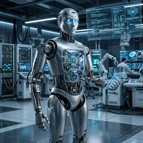 Sophisticated Robot Design | Futuristic Lab Technology