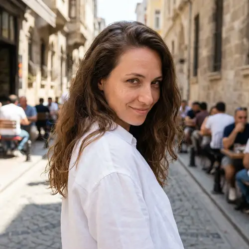 Stunning Turkish Woman with Brown Hair and Pale Skin