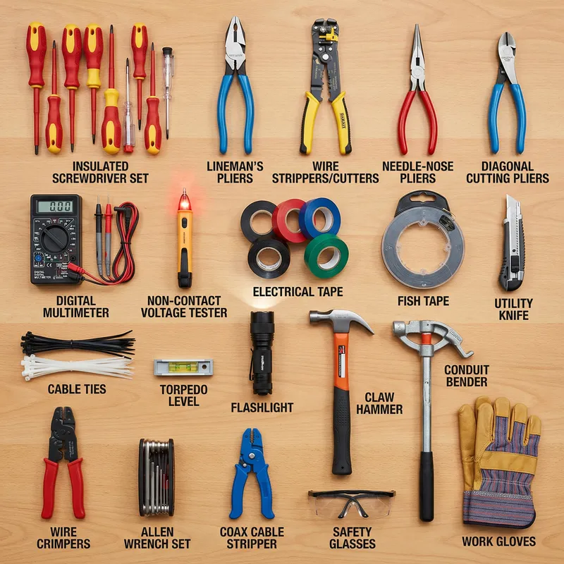 20 Essential Tools in an Electrician's Toolkit 20 Essential Tools in an Electrician's Toolkit