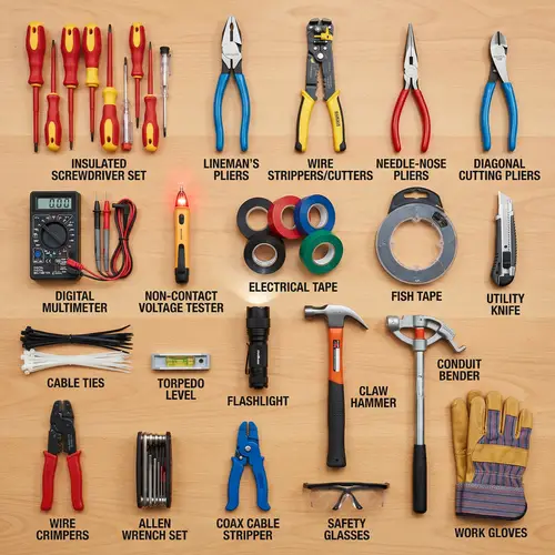 20 Essential Tools in an Electrician's Toolkit
