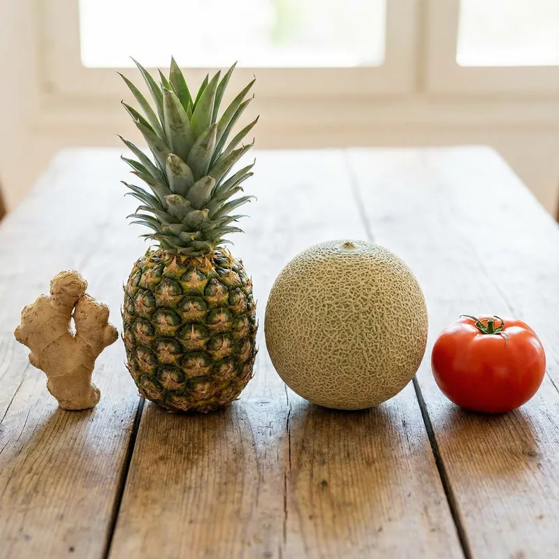 Vibrant Arrangement of Fruits and Vegetables