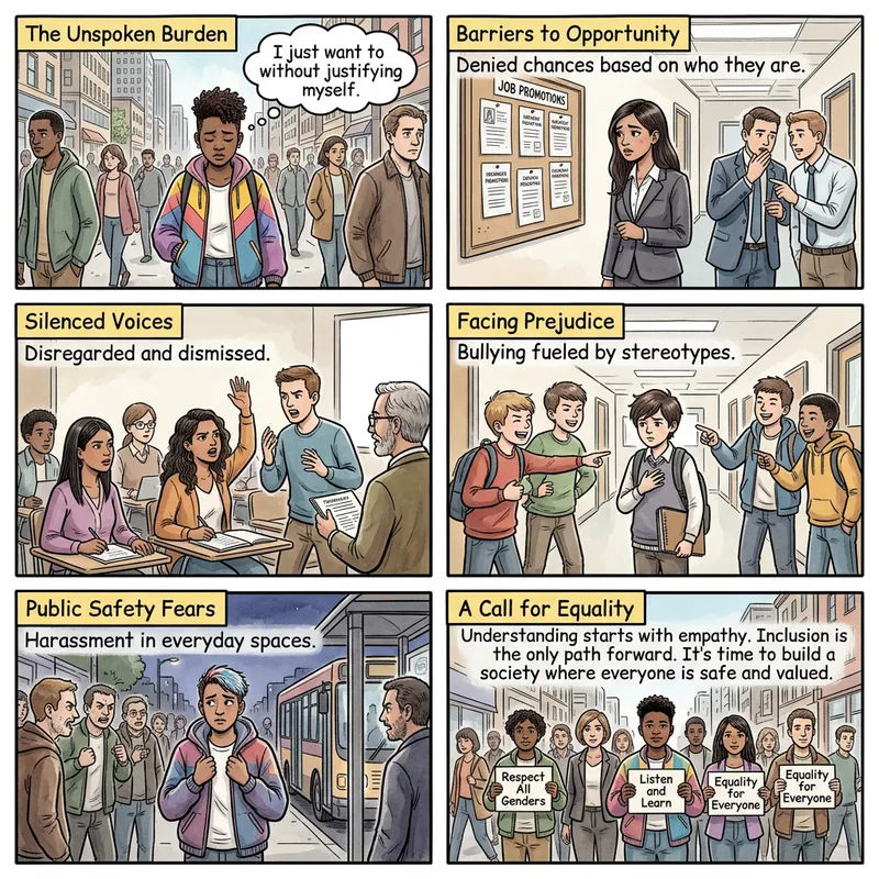 Challenging Gender Inequality: A Provocative Comic Strip