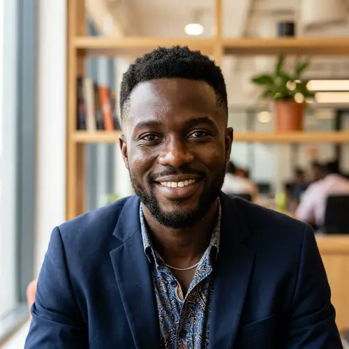 Headshot of a 30-Year-Old Nigerian Man