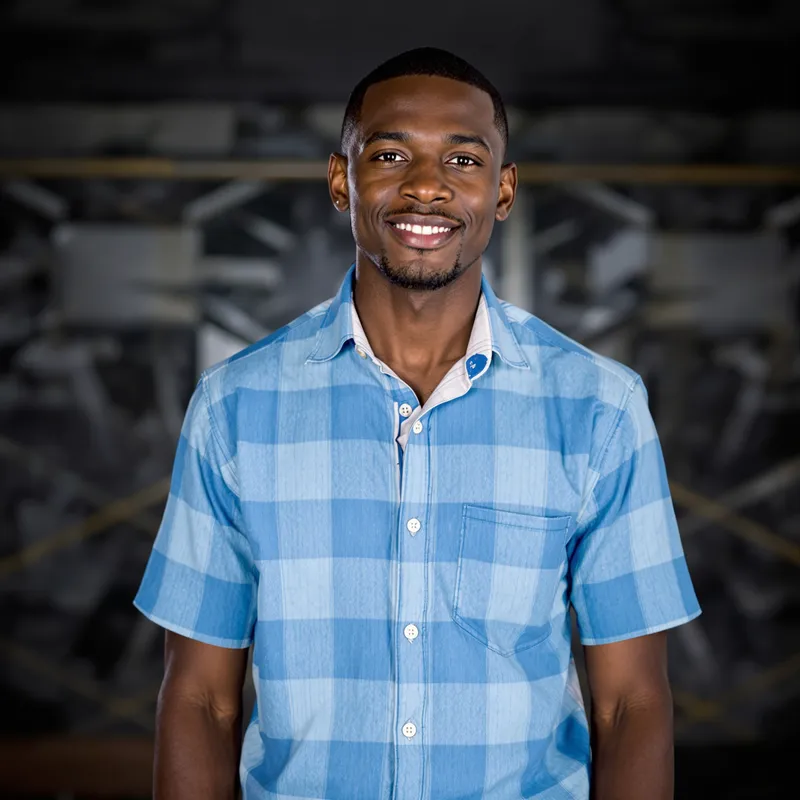 Headshot of a 30-Year-Old Nigerian Man
